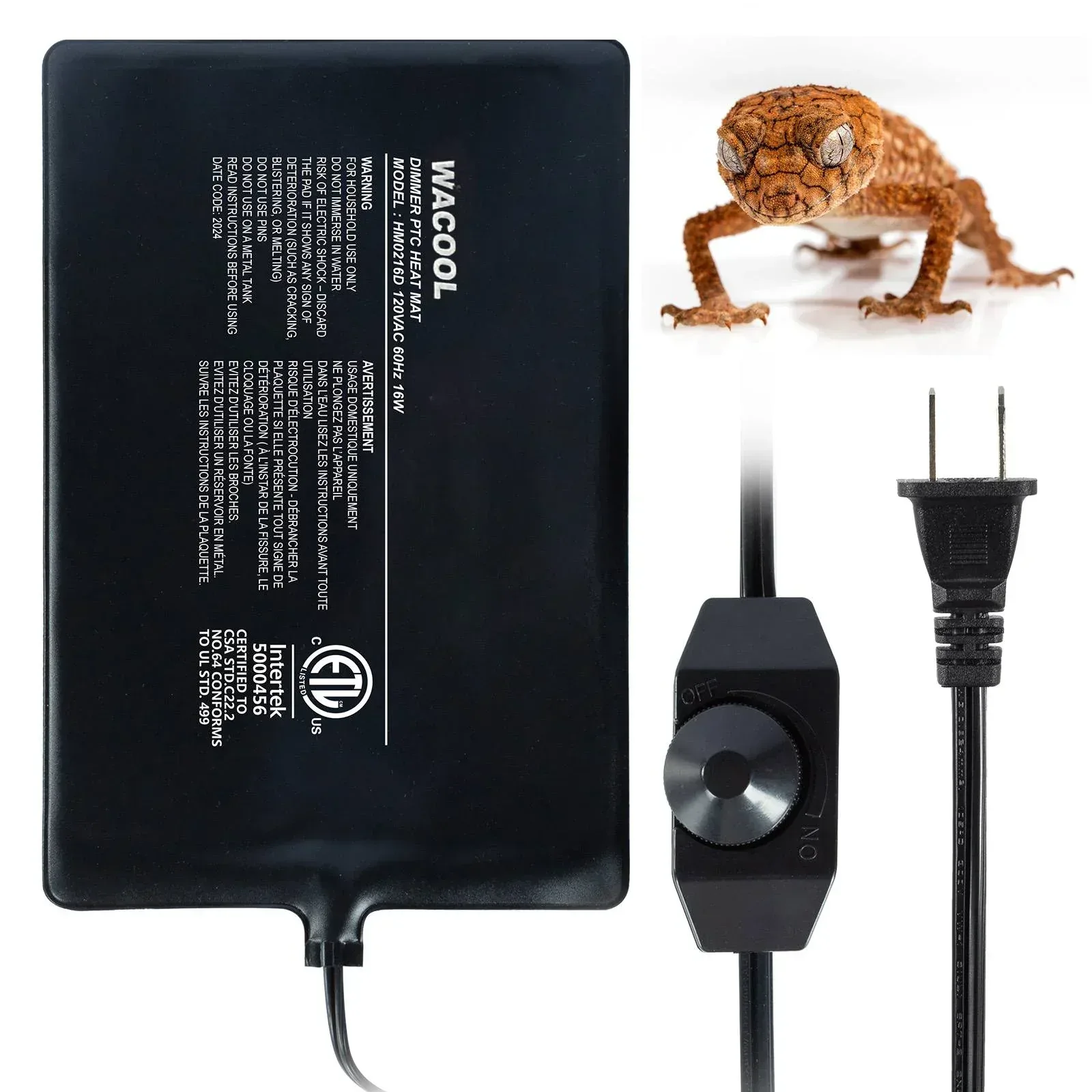 WACOOL Reptile Heat Pad Fast Heating Pad