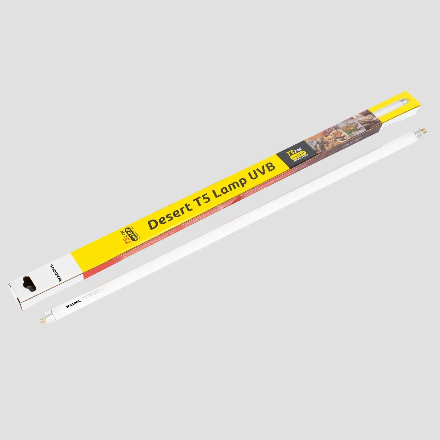 WACOOL T5 HO 10.0 UVB Bulb Desert Reptile UVB Lamps Reptile Lights - Image 2