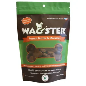 Wagster Peanut Butter & Molasses Baked Dog Treats