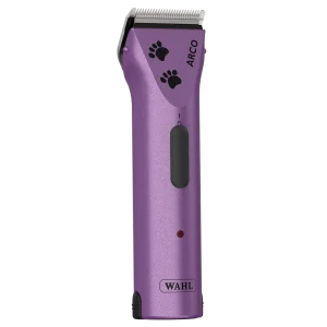 Wahl Arco 5-in-1 Clipper, Purple with Paw Prints