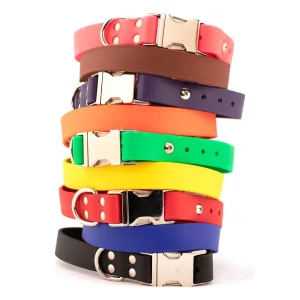 Waterproof Sparky's Choice Collars with Side Release Buckles - 9 Colors