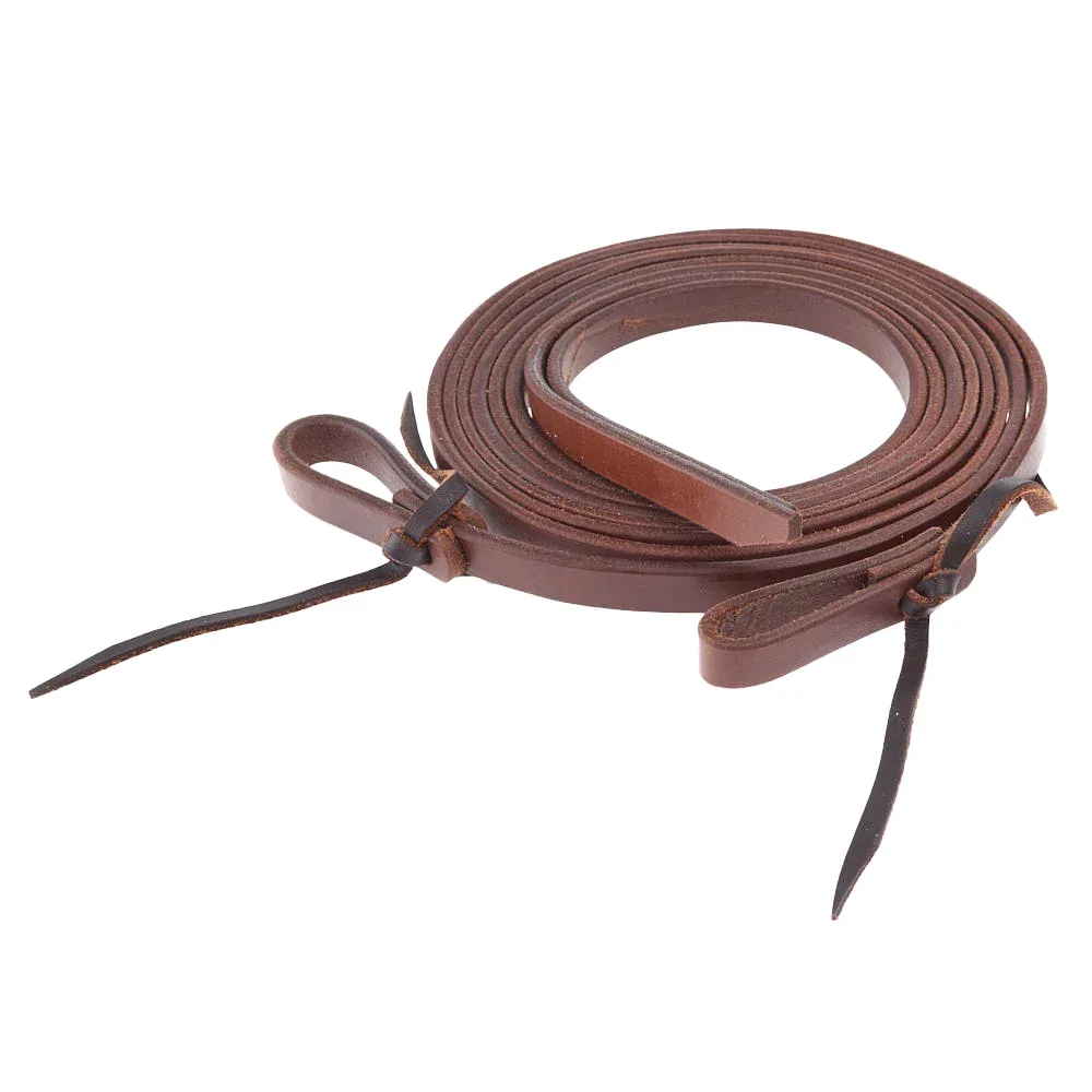 WD Tack 5/8in x 7ft Heavy Oil Harness Leather Split Reins