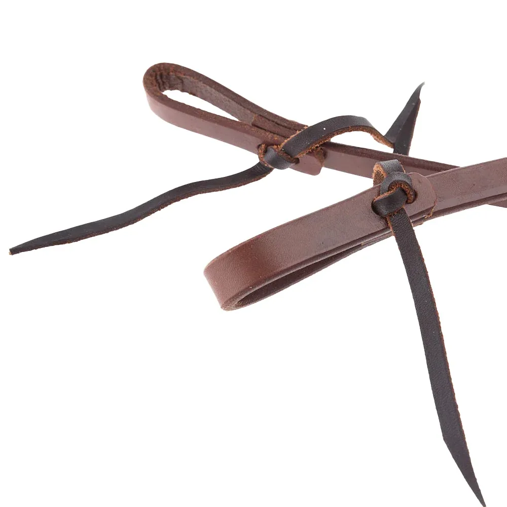 WD Tack 5/8in x 7ft Heavy Oil Harness Leather Split Reins - Image 2