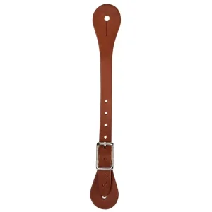 Weaver Brown Latigo Leather Single Ply Spur Straps