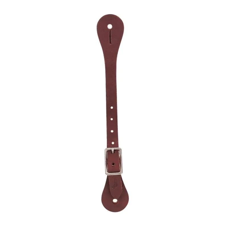 Weaver Burgundy Latigo Leather Spur Straps