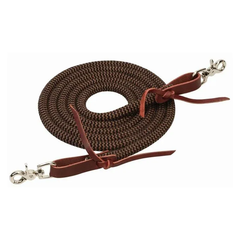 Weaver EcoLuxe Bamboo Round Trail Reins 10Ft - Image 2