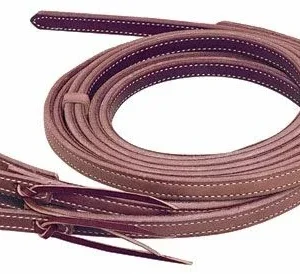 Weaver Harness Leather Double Stitched Split Reins
