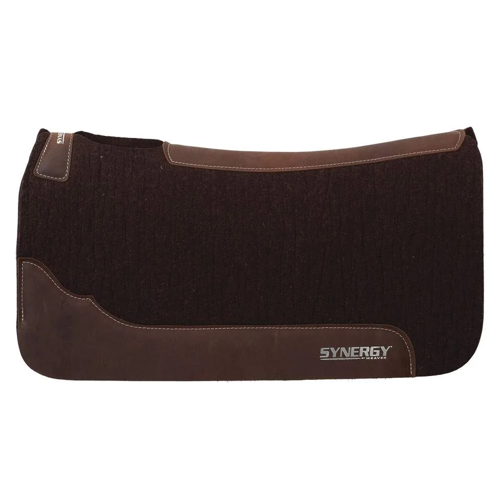 Weaver Leather 3/4in Synergy Contoured Steam Pressed Merino Wool Felt Saddle Pad 31x32