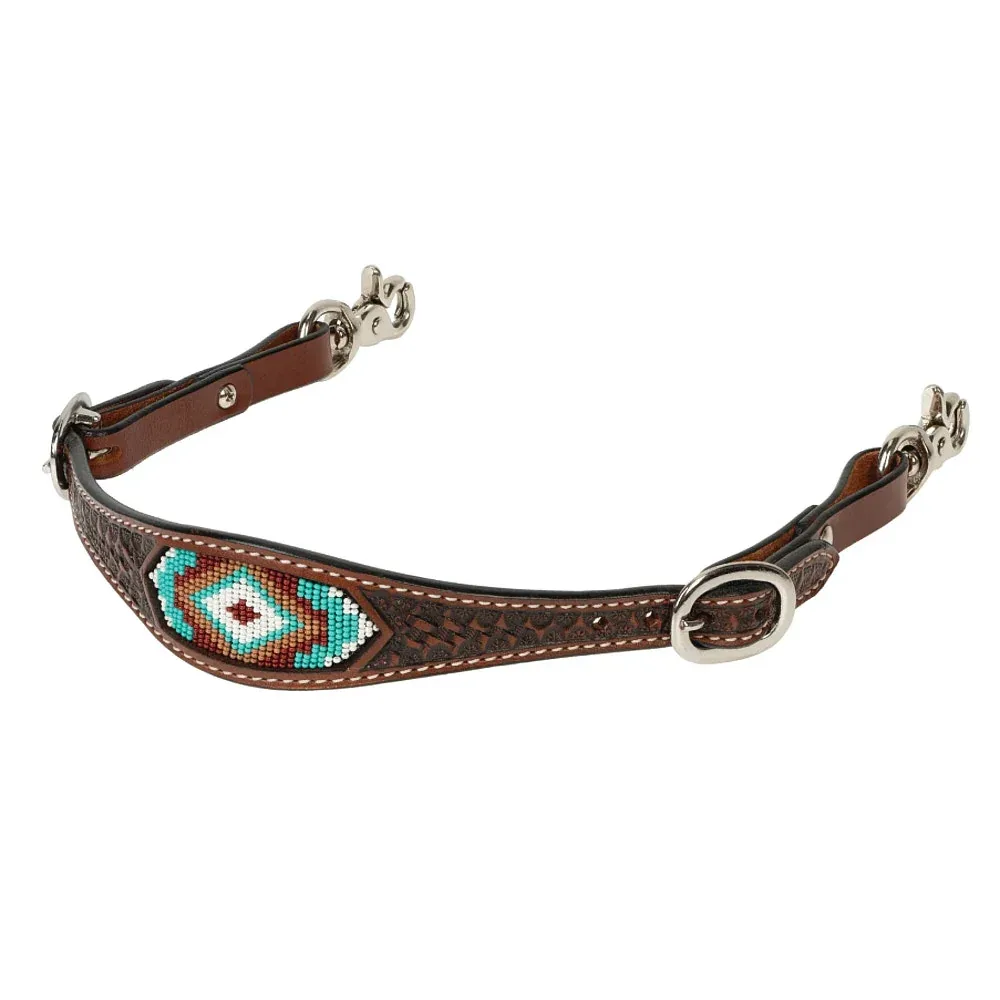 Weaver Leather Beaded Basket Stamp Wither Strap