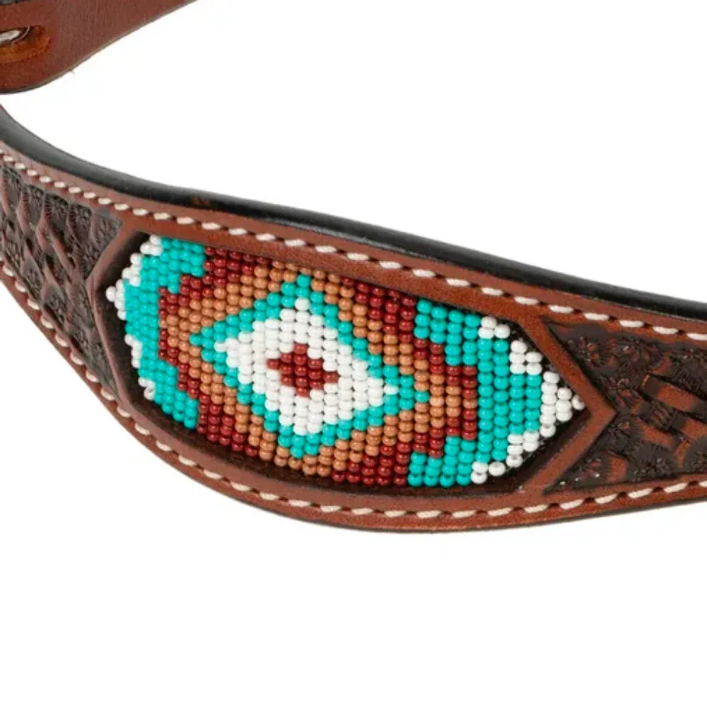 Weaver Leather Beaded Basket Stamp Wither Strap - Image 2
