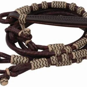 Weaver Leather Braided Romal Reins 3/8in x 7-1/2ft