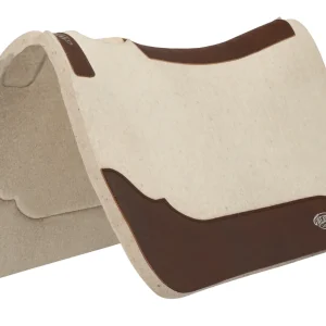 Weaver Leather® Contoured Steam Pressed Merino Wool Felt Saddle Pad - 1"