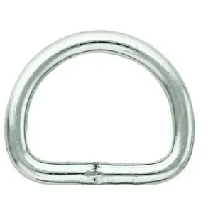 Weaver Leather Dees -Welded Nickel Plated