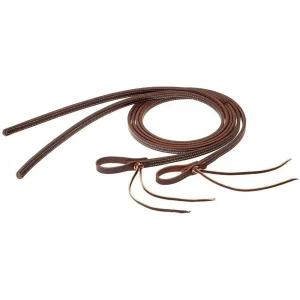 Weaver Leather STS 5/8in Double Stitched Split Reins with Pineapple Knot