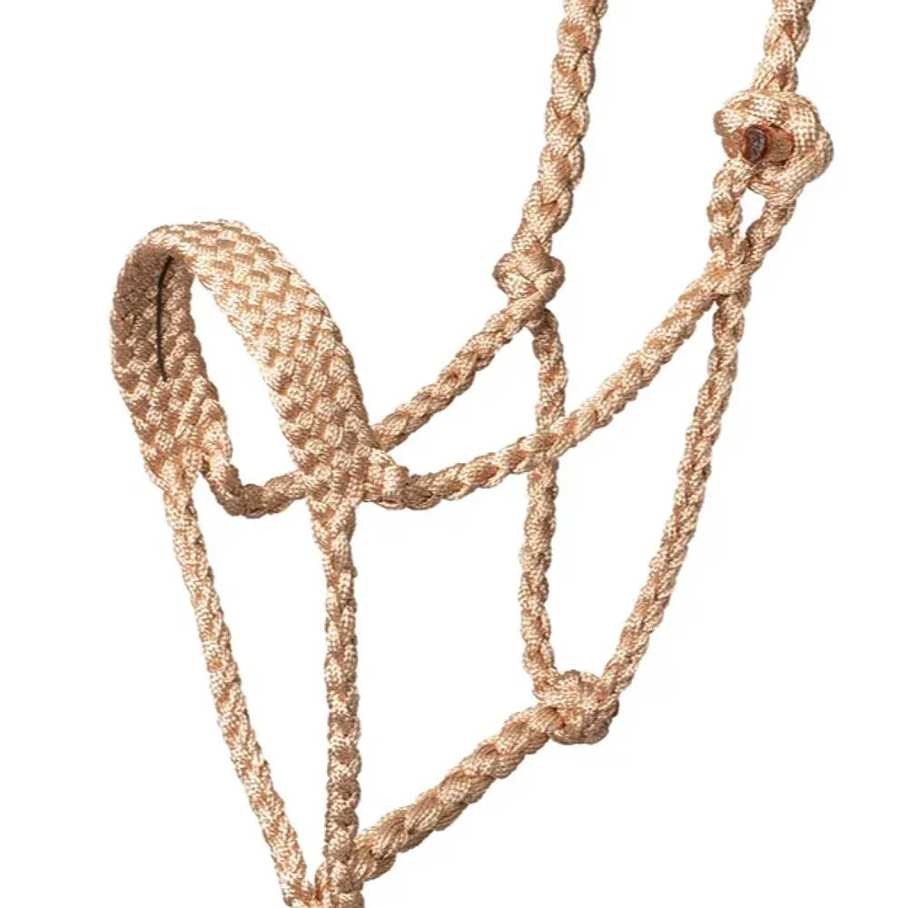 Weaver Leather Tan Braided Rope Halter with Lead - Image 2