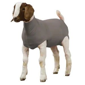 Weaver Livestock Spandex Goat Tube Gray Small