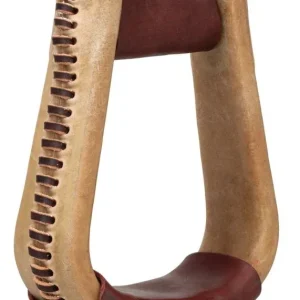 Weaver Rawhide 3in Neck Roper Stirrups
