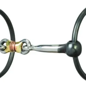 Weaver Ring Snaffle Bit Dogbone Mouth 5 Black