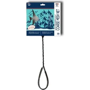 Weco Products Classic Coarse Mesh Net Standard Handle, Black, 1ea/8 in