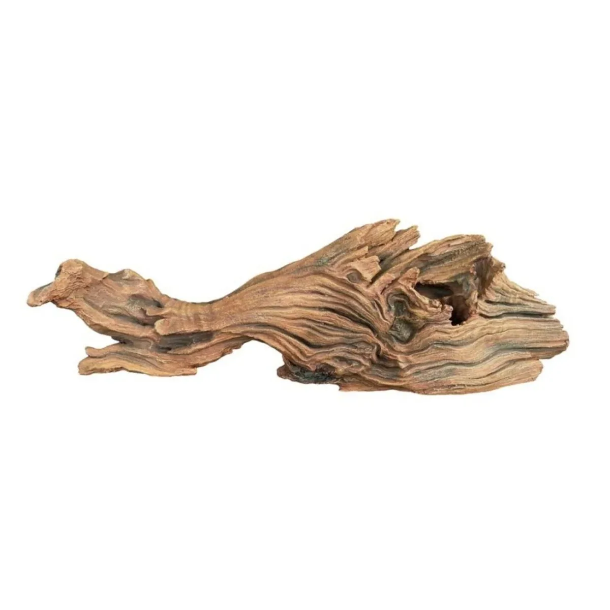 Weco Products Wecorama Aquarama African Wood Hollow Brown, 15.4 in, Large