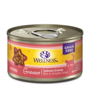 Wellness Complete Health Gravies Salmon Entree Canned Cat Food