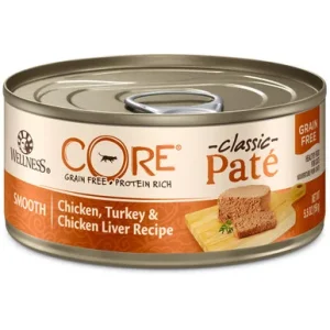 Wellness CORE Pate Chicken, Turkey & Chicken Liver Canned Cat Food