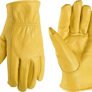 Wells Lamont Kids Grain Cowhide Full Leather Gloves