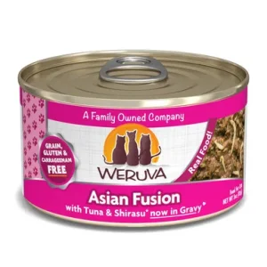 Weruva Asian Fusion with Tuna and Shirasu in Gravy Canned Cat Food
