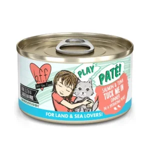 Weruva B.F.F. Play Salmon & Tuna Tuck Me In Dinner in a Hydrating Purée Paté Canned Cat Food
