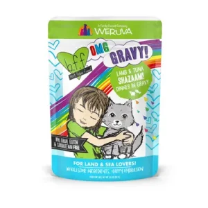 Weruva Cat BFF Omg Pouch Gf Lamb and Tuna - Shazaam 2.8 Oz 12/Tray