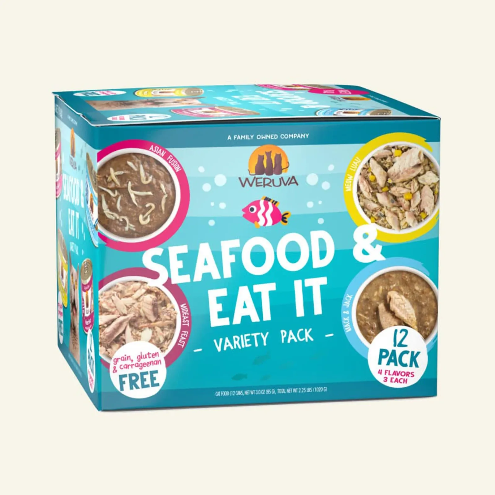 Weruva Cat Seafood and Eat It! Variety Pack 3 oz. 12 ct