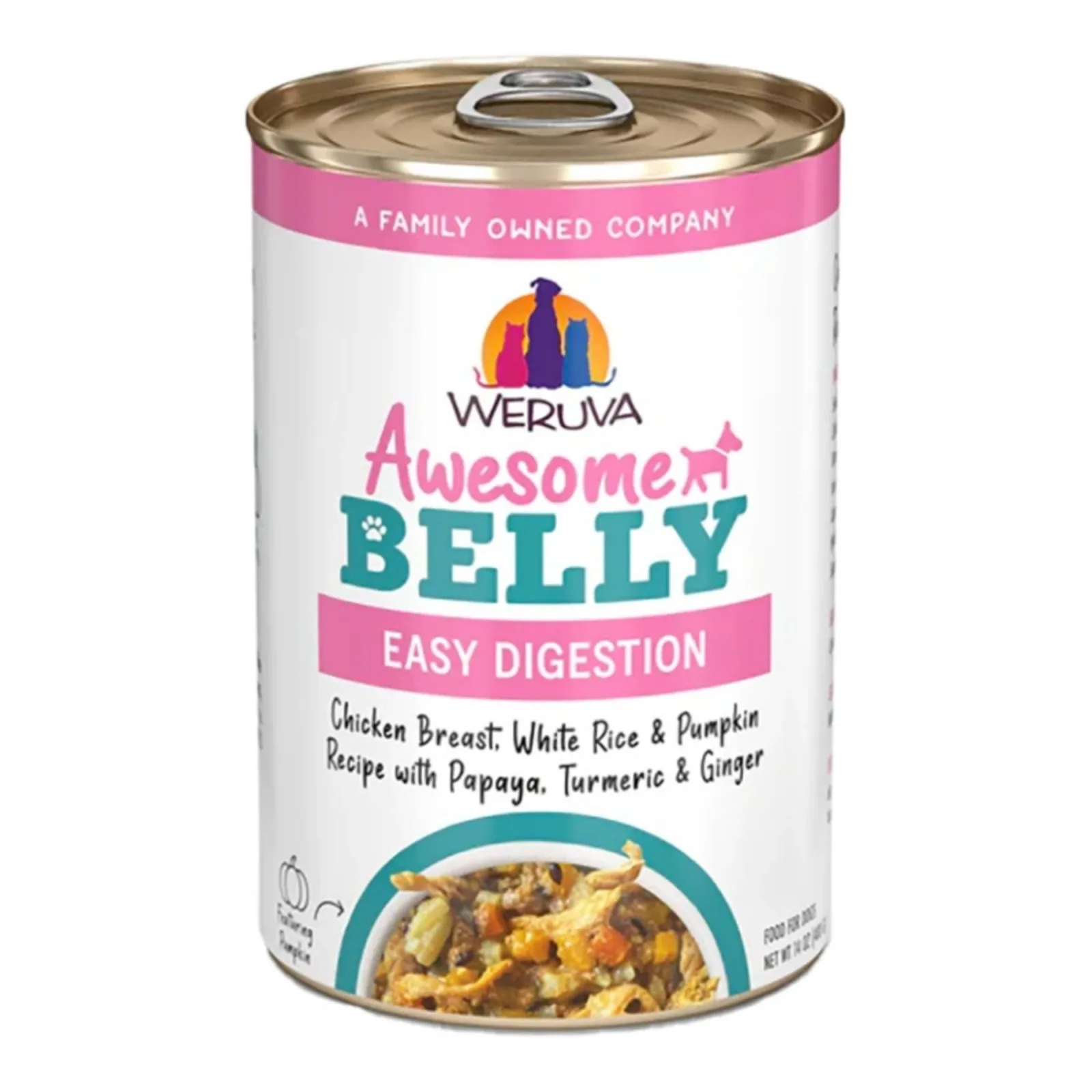 Weruva Dog Belly Chicken & Veggie, 14 oz each, Case of 10