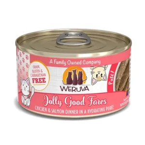 Weruva Jolly Good Fares with Chicken and Salmon Canned Cat Food