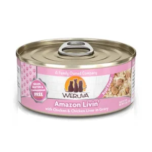 Weruva Nine Liver with Chicken and Chicken Liver in Gravy Canned Cat Food