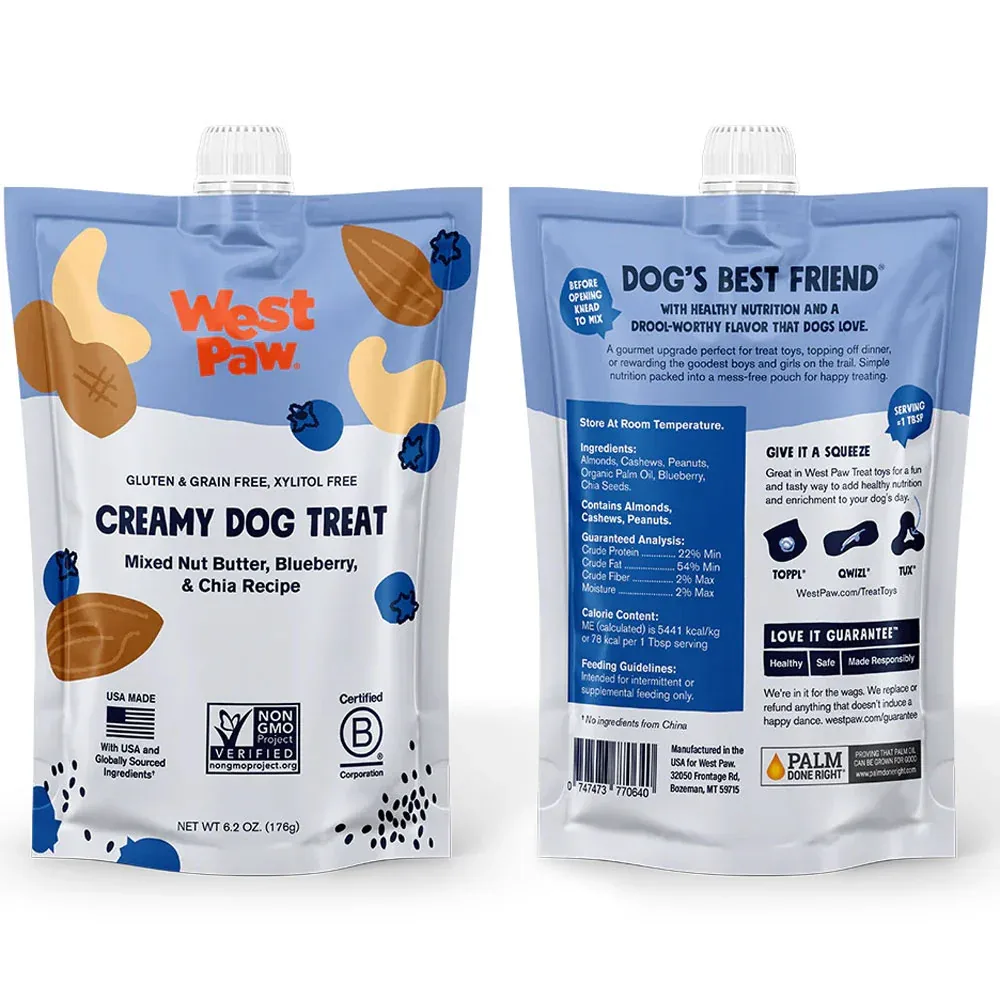 West Paw Nut Butter, Blueberry, and Chia Seed - Image 2