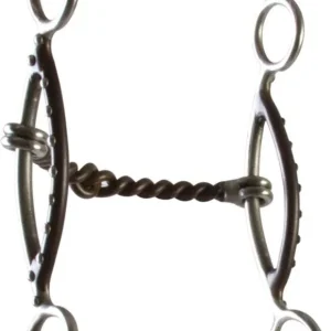 Westen SS Dot Twisted Wire Short Sliding Gag Bit