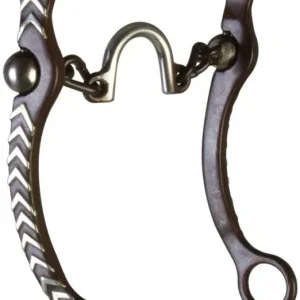 Western AT Arrow Ported Chain Long Shank Bit