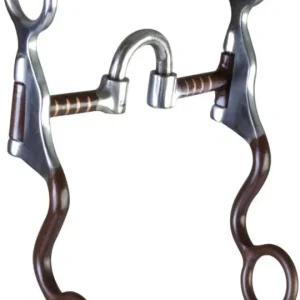 Western AT Low Hinged Port Correction S-Shank Bit