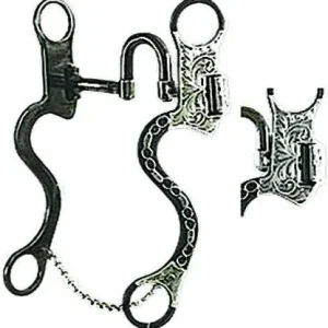 Western AT Silver Chain Correction S-Shank Bit