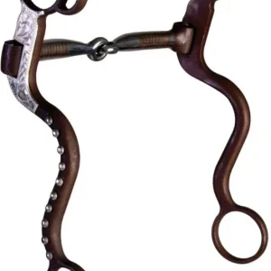 Western AT Silver Dot Snaffle S-Shank Bit