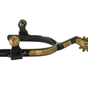 Western BS Brass Overlay 10pt Spurs