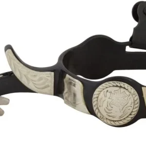 Western BS Concho 16pt Mens Jingle Bob Spurs