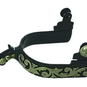 Western BS Floral Rosebud Ladies Spurs