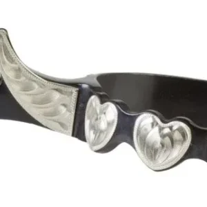 Western BS Ladies Heart 16pt Jingle Bob Spurs