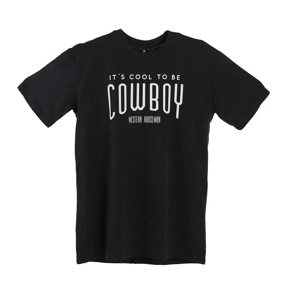 Western Horseman Mens Asphalt Cool To Be Cowboy Tee - Image 2
