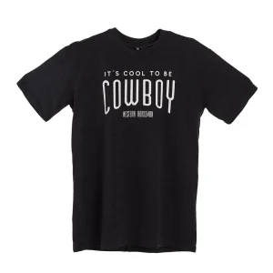 Western Horseman Mens Asphalt Cool To Be Cowboy Tee