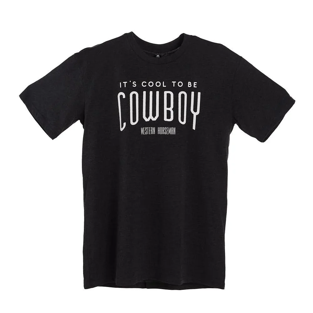 Western Horseman Mens Asphalt Cool To Be Cowboy Tee