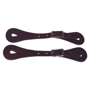 Western Latigo Leather Straight Spur Straps