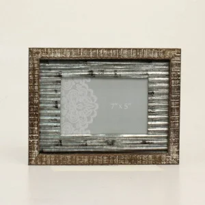 Western Moments Barn Tin Wood Frame 7X5