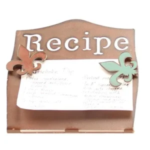 Western Moments Fleur Recipe Holder/Magnet